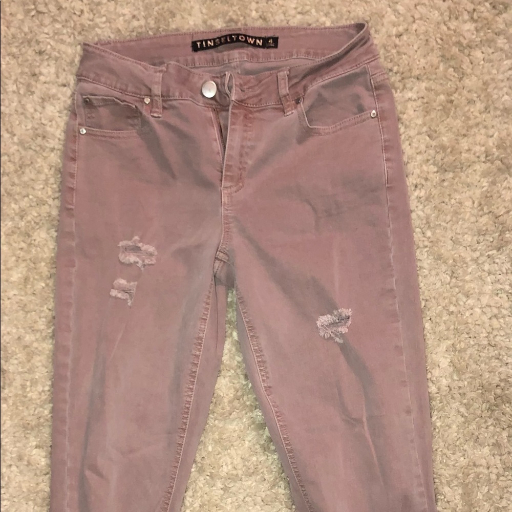 Pink jeans